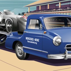 Mercedes-Benz "Blue Wonder & W196R" - 1954