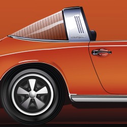 Porsche 911 Targa "Tangerine" - 1970