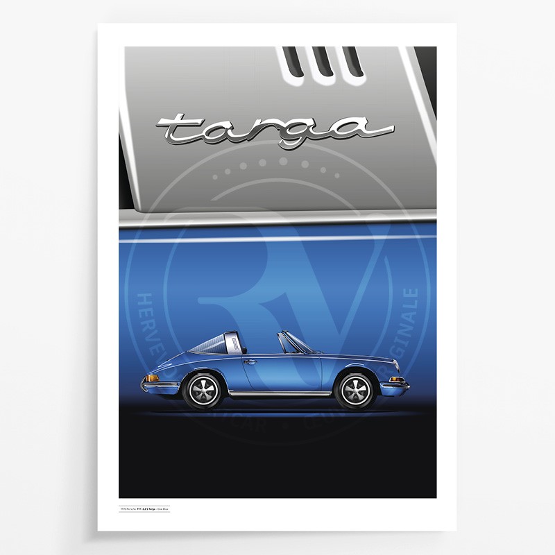 Porsche 911 Targa "Ossi Blue" - 1970